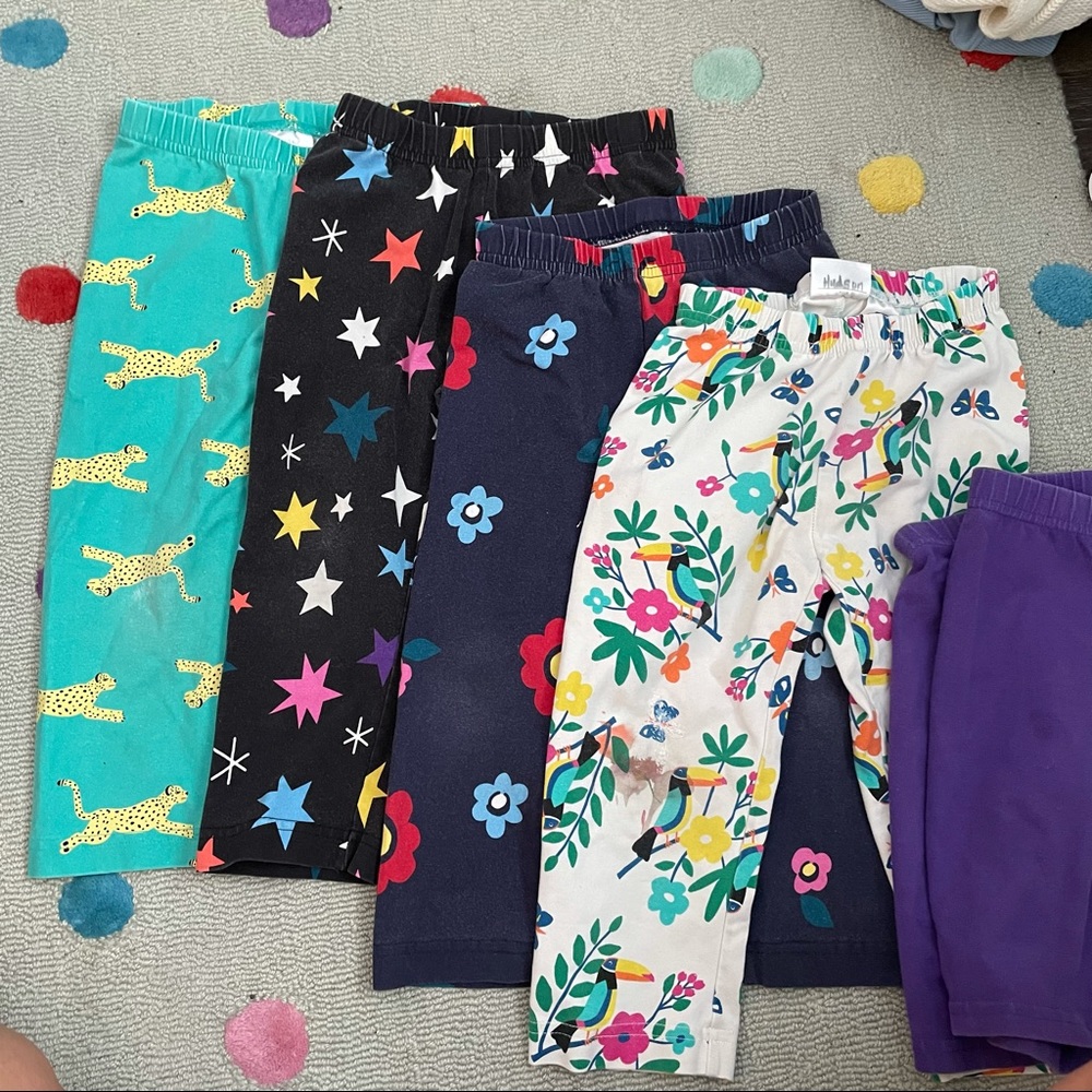Hanna Anderson LOT girls 6-7 Crops/Bike Shorts